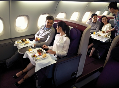 Malaysia Airlines Business Class on the A380  Picture: Malaysia Airlines